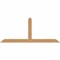 Ekena Millwork Portland Timber Gable Bracket, Western Red Cedar, 96"W x 40"H x 5 1/2"D x 5 1/2"F, 10/12 Pitch GBW096X40X0606POR00SWR - alternate 1